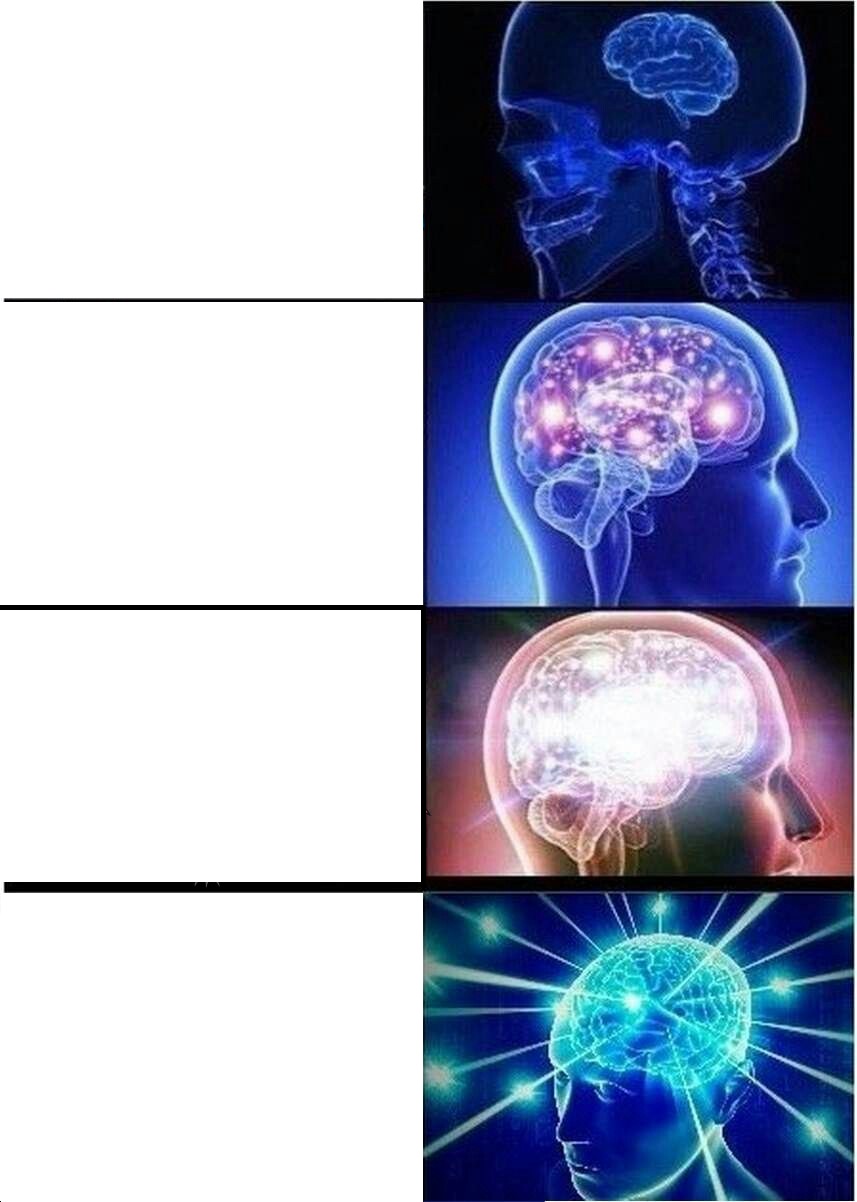Expanding Brain meme about Fresh Chile