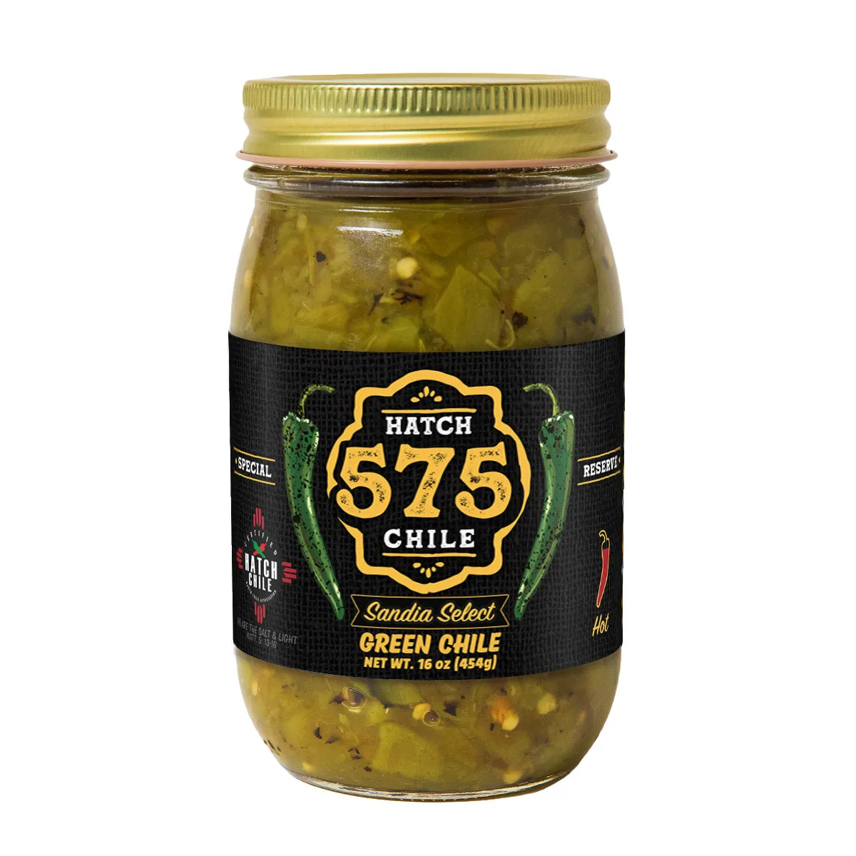575 Sandia Select Green Hatch Green Chile (Hot) - The Fresh Chile Company
